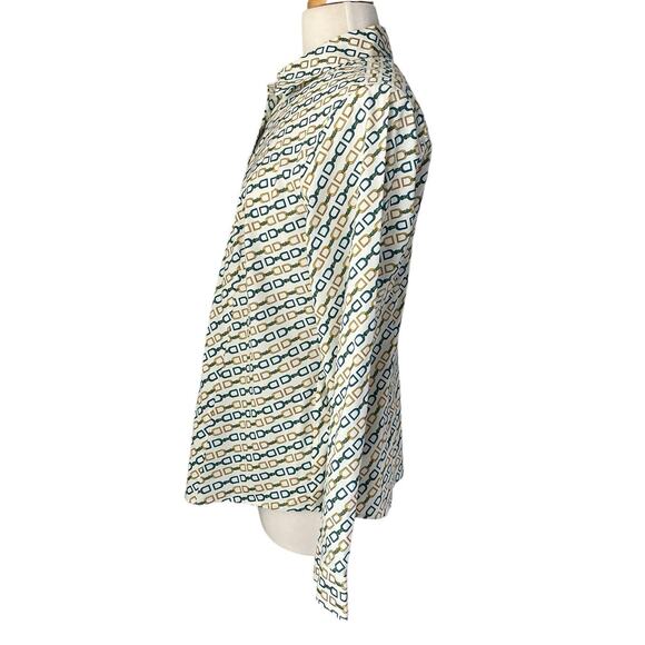 Talbots Shirt Button Collared Equestrian Old Money Wrinkle Resistant Size 14 - Picture 4 of 12